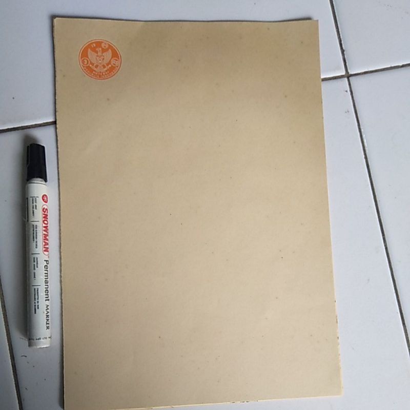 

kertas segel/zegel tahun 1964 dan 1962