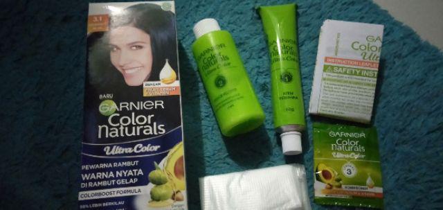 Garnier Ultra Color Pewarna Rambut  3 1 Midnight Blue 