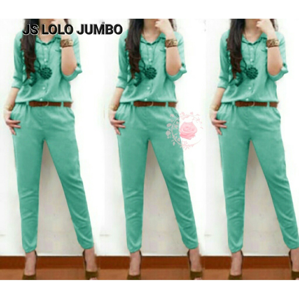 JUMPSUIT JS POLOS JUMBO 6Warna