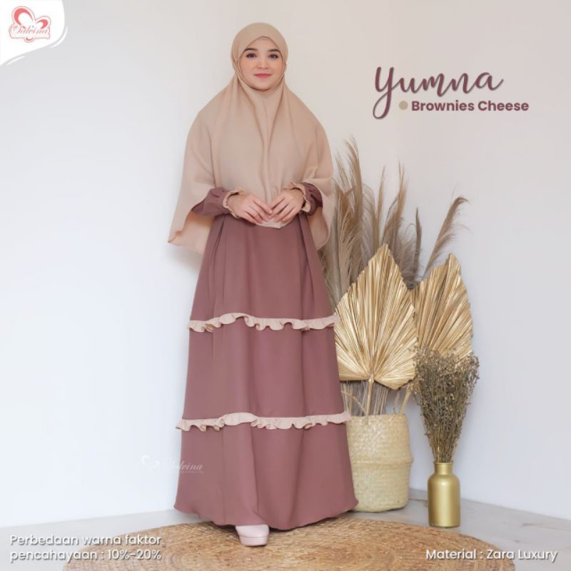 READY STOCK YUMNA DRESS BY SALVINA ( GAMIS DRESS WANITA MUSLIM)