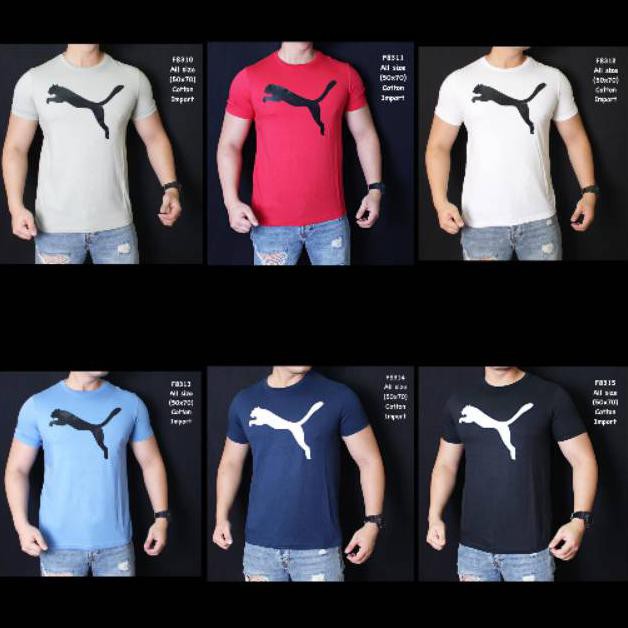 [[BISA COD]] Kaos pria puma 6 warna casual TERBATAS Kode 1343