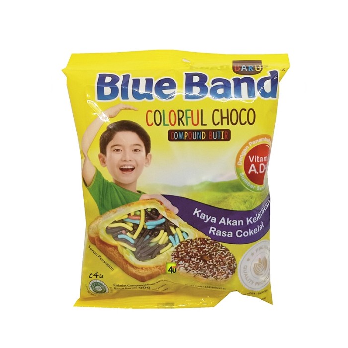 

Blue Band Colorful Choco Sprinkles Meses Sachet 90gr