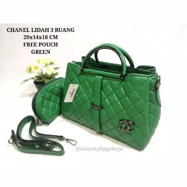 Tas Wanita/ Handbag/ Sling Bag/ Selempang/ Chanel lidah/ murah branded import