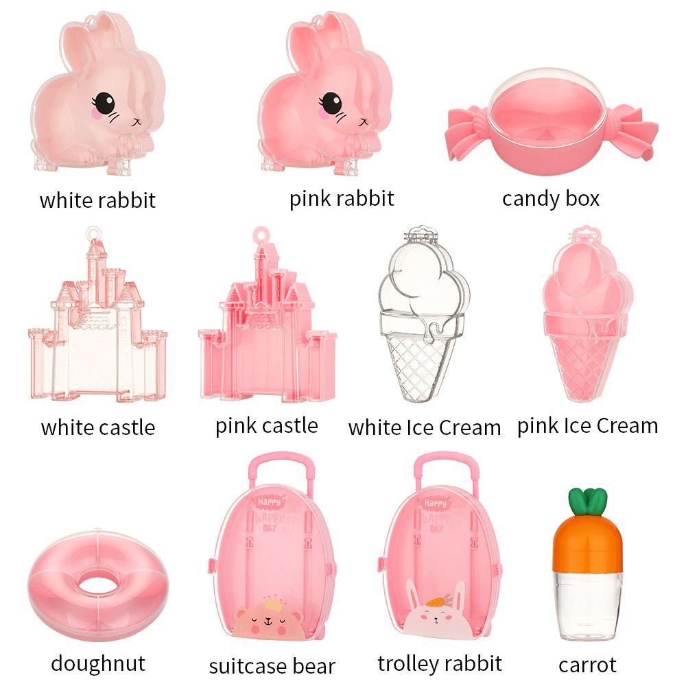 Suyo Wortel Candy Box Souvenir Pernikahan Perlengkapan Pesta Penyimpanan Kuku Anting Plastik Koleksi Tempat Penyimpanan