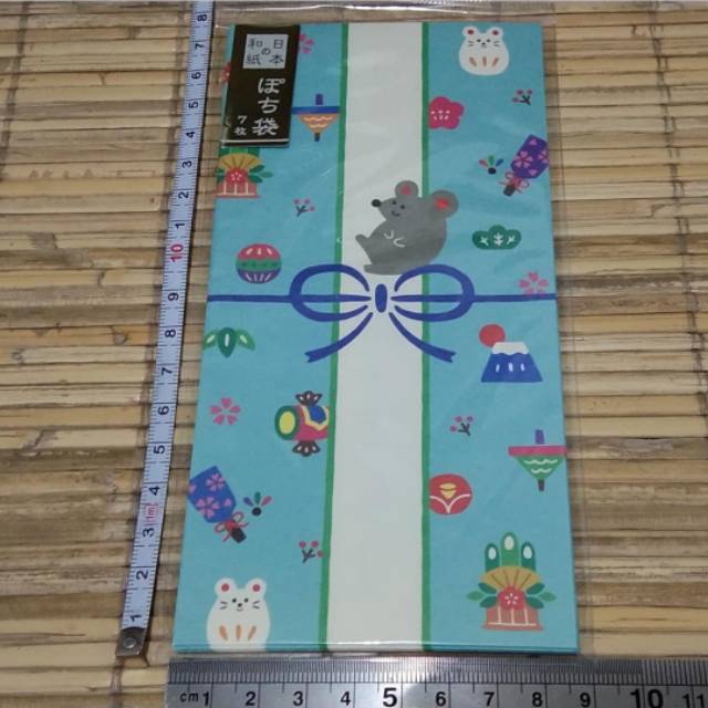 

Daiso Amplop / Angpau Tahun Baru Imlek Shio Tikus 1 Set Isi 7