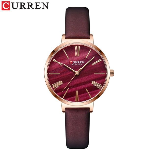 CURREN 9076 Jam Tangan Wanita Analog Rantai Pasir WK-SBY