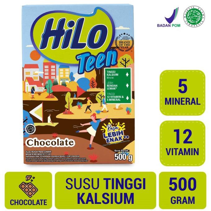 

HiLo Teen Chocolate 500gr - Susu Tinggi Kalsium