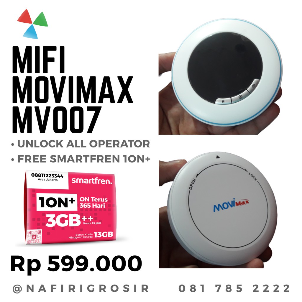 MODEM MIFI MOVIMAX MV007 UFO MAX UNLOCK FREE SMARTFREN 1ON
