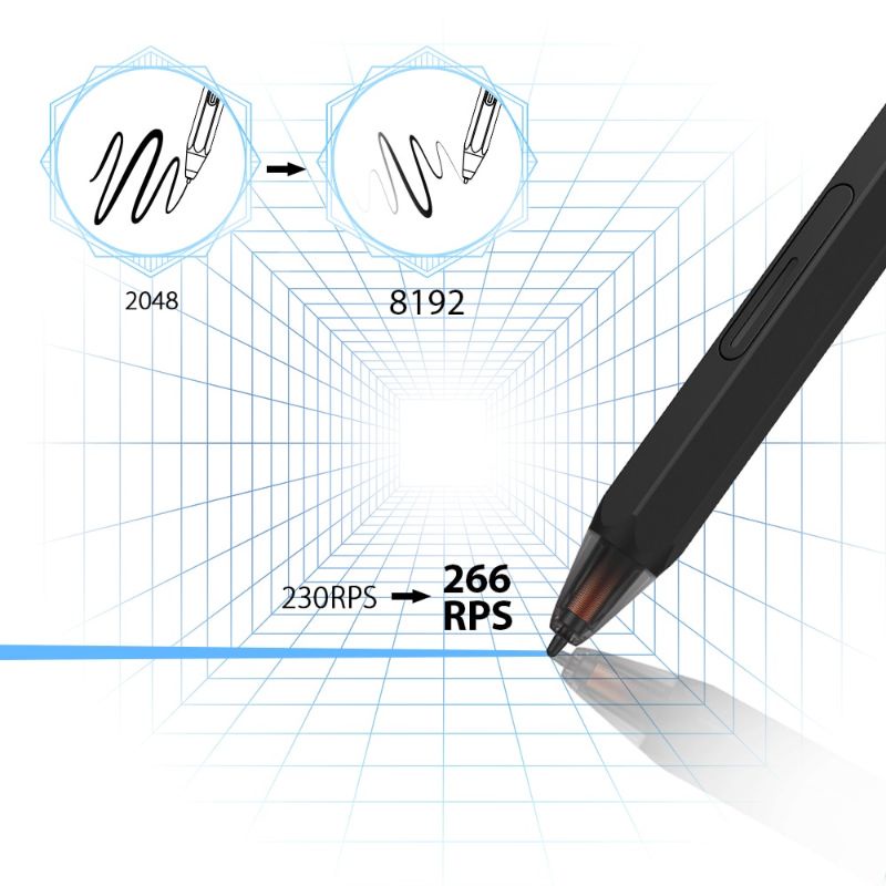 XP-Pen Deco02 Graphics Digital Drawing Tablet with P06 Passive Pen