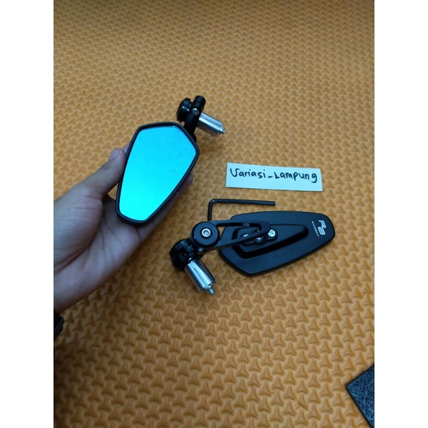 spion jalu oval kaca biru spion bar end oval nmax pcx aerox beat vario scoopy vixion lexi xmax tmax