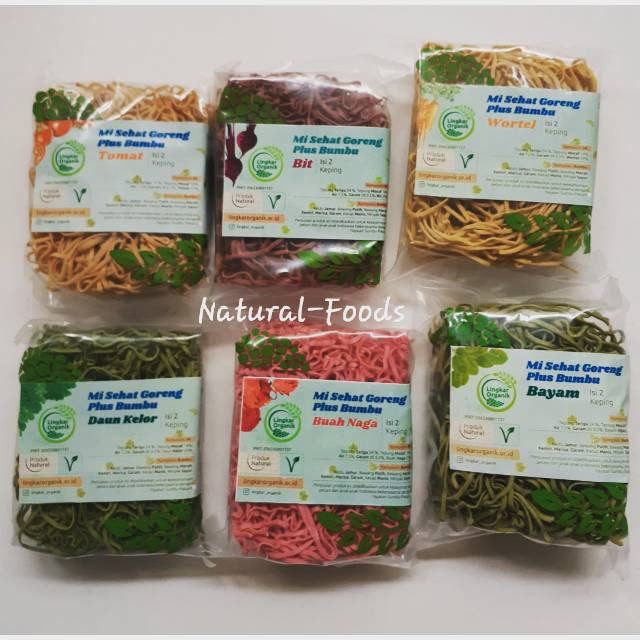 

Lingkar Organik Mie Goreng Sayur 100 Gr - Mie Sehat