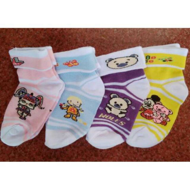 kaos kaki bayi motif nylon spandek harga perpasang