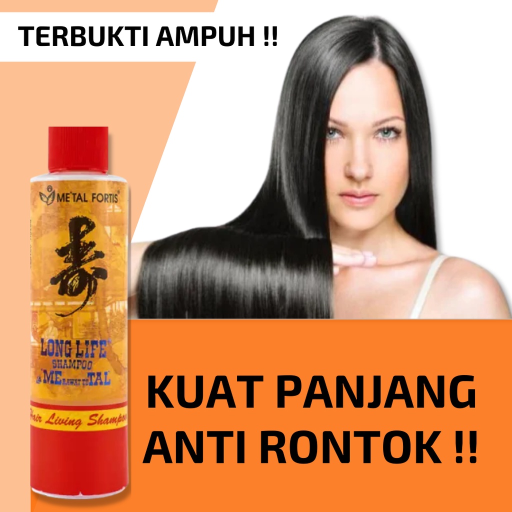 Shampo Metal Fortis 100ML / Sampo Memanjangkan Rambut Dengan Cepat / Shampo Penumbuh Rambut Cepat Pa