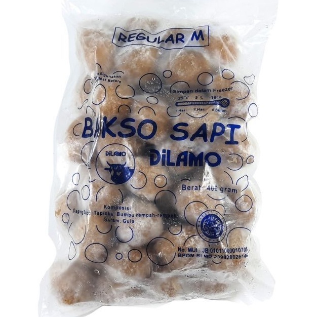 

BASO DILAMO REGULAR M 400GR ISI 50 || FROZEN FOOD BANDUNG
