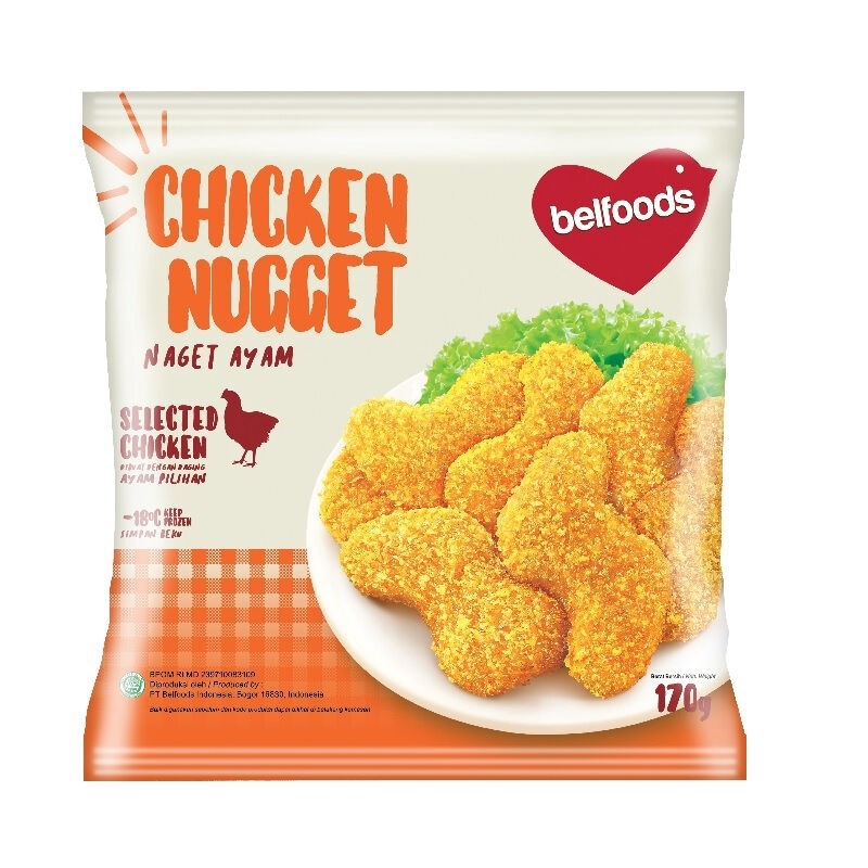 Jual BELFOODS CHICKEN NUGGET 170 GR Indonesia|Shopee Indonesia