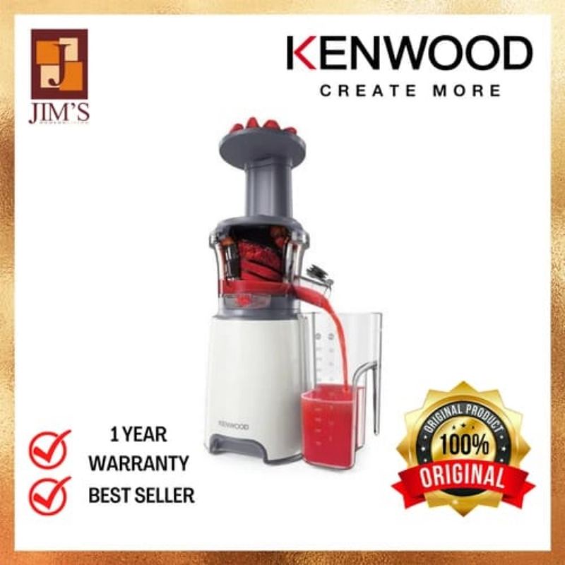 Kenwood JMP600WH Slow Juicer - Pure Juice, Putih