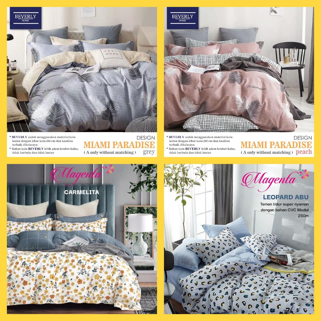  FREE MASKER Sprei  KATUN STAR Motif  Bunga 5 Sprei  