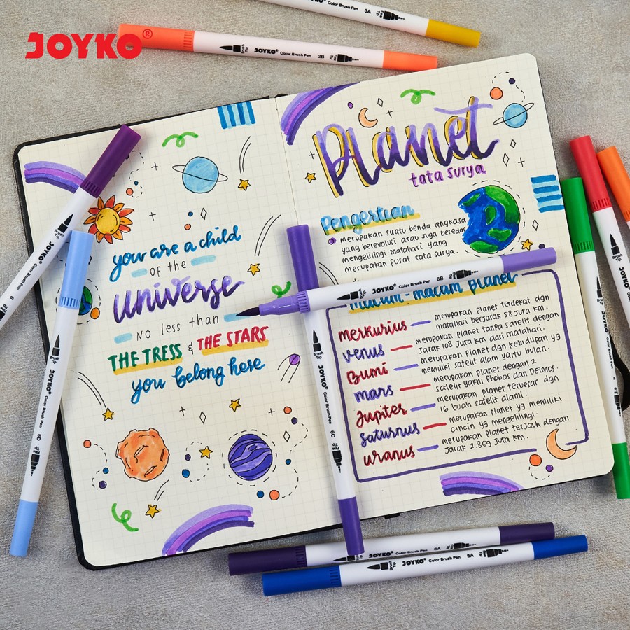 Joyko Grid Notebook NB-702 Buku Catatan Kotak Sampul HardCover 13x21cm-3