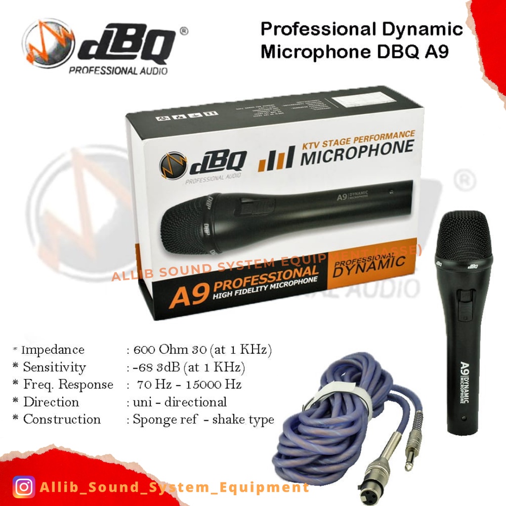 DBQ A9 PROFESIONAL MICROPHONE