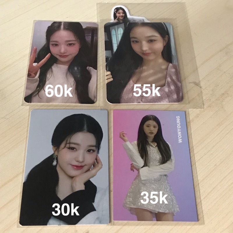 BOOKED wonyoung pc photocard izone one reeler dicon tc ots ar od