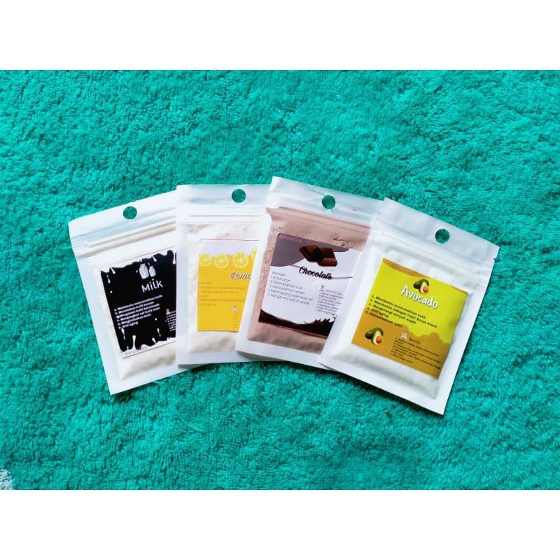 masker organik 10 gr / masker alami / masker wajah 10 gr
