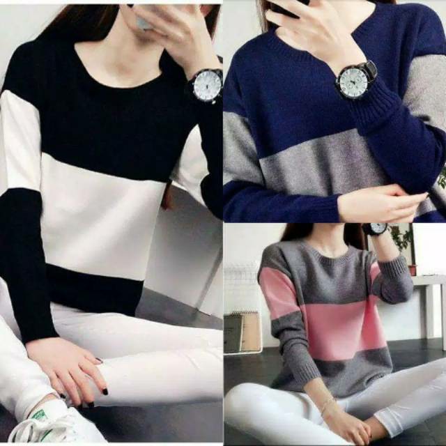 Atasan rajut wanita Candy sweateR