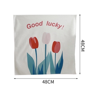 Lukisan Gantung Dinding Desain Bunga Tulip Bahan Kain Lukisan Gantung Dinding Desain Bunga Tulip Bahan Kain
