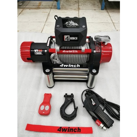 WINCH 4WINCH VT13000LBS RED SERIES. HEAVY DUTY.