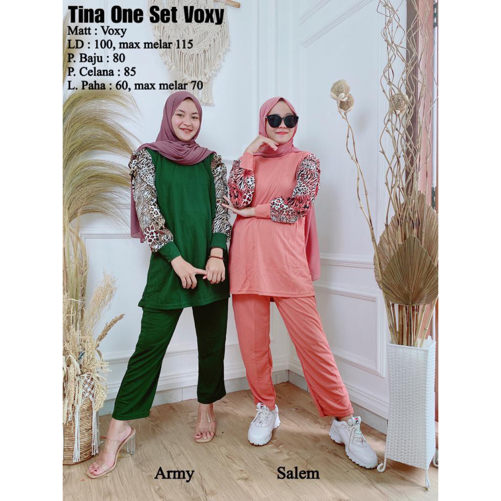 Sidoayushop_ID Grosir Murah KDS ONE SET TUNIK VOXY MINIZIE / TINA  / SISMY /CB lengkap & Original