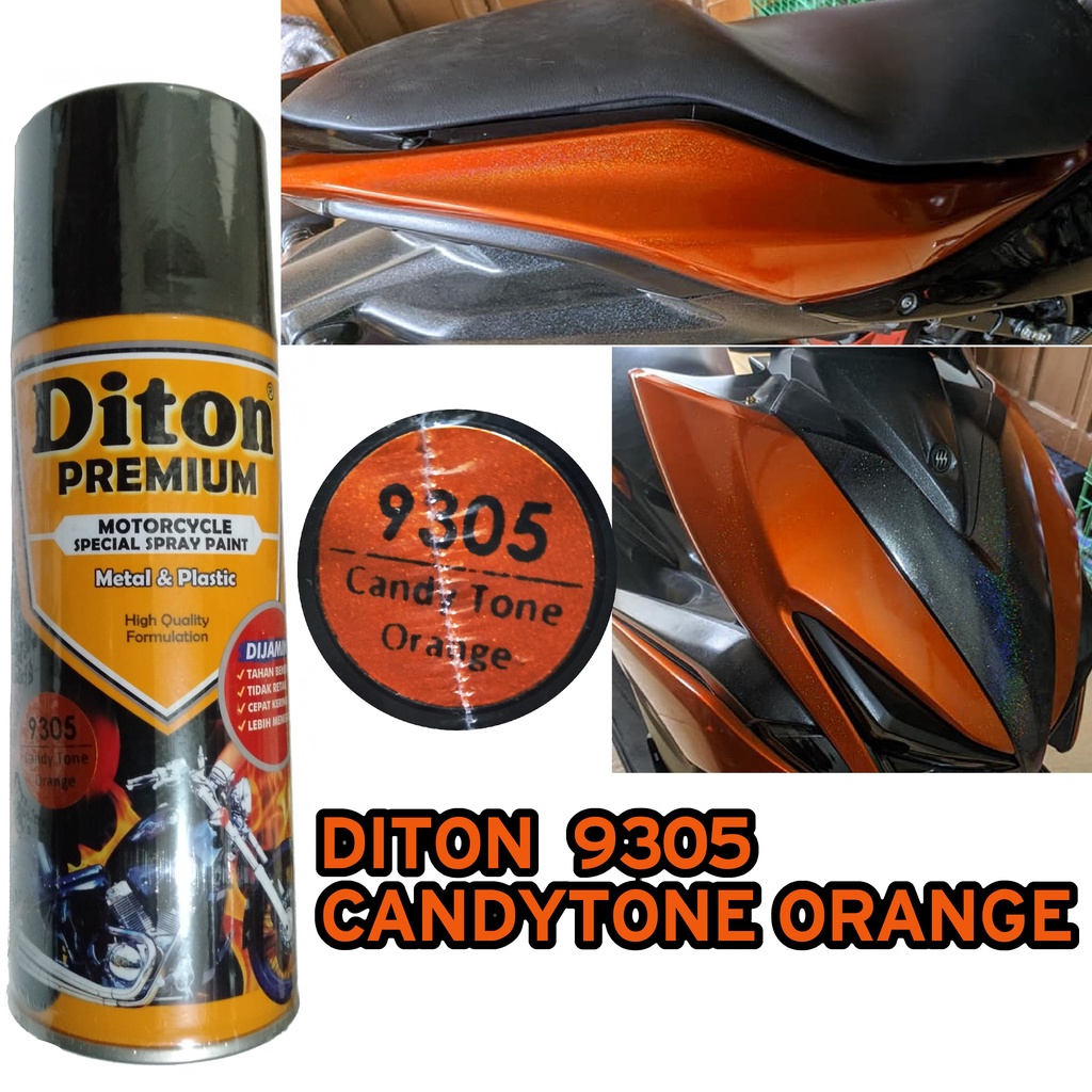 Jual Diton Premium Candy Tone Orange Candy Cat Semprot Velg Shopee Indonesia