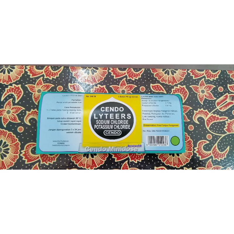 CENDO LYTEERS TETES MATA MINIDOSE