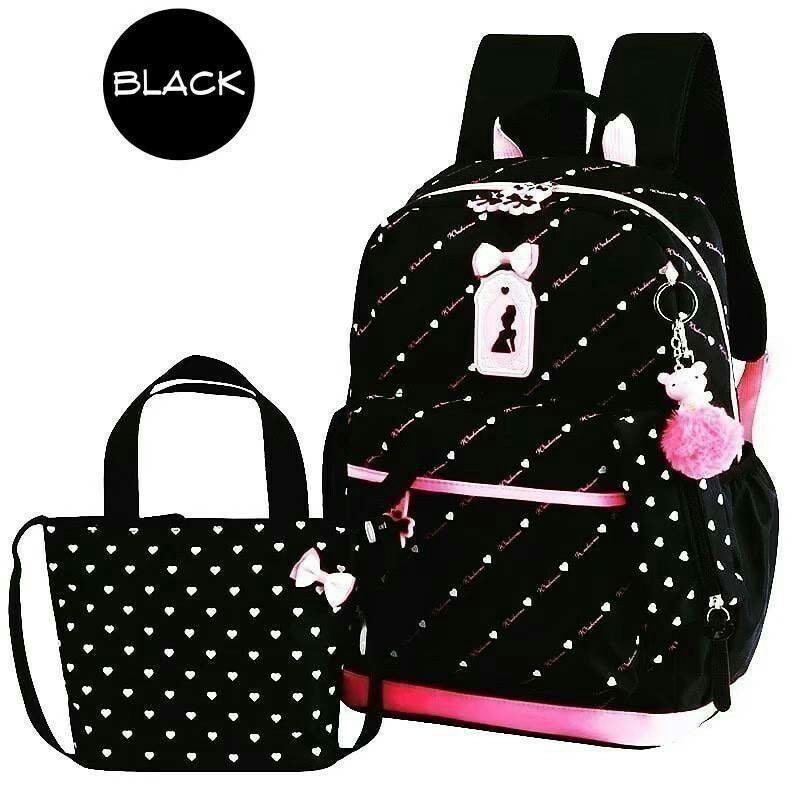 Tasbaru!!Ransel sekolah lucu/Tas Set paket 3in/Tas wanita/Tas pria SD SMP