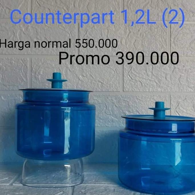 ------] Toples kristal Counterpart conterpart Tupperware 1.2L 1pcs
