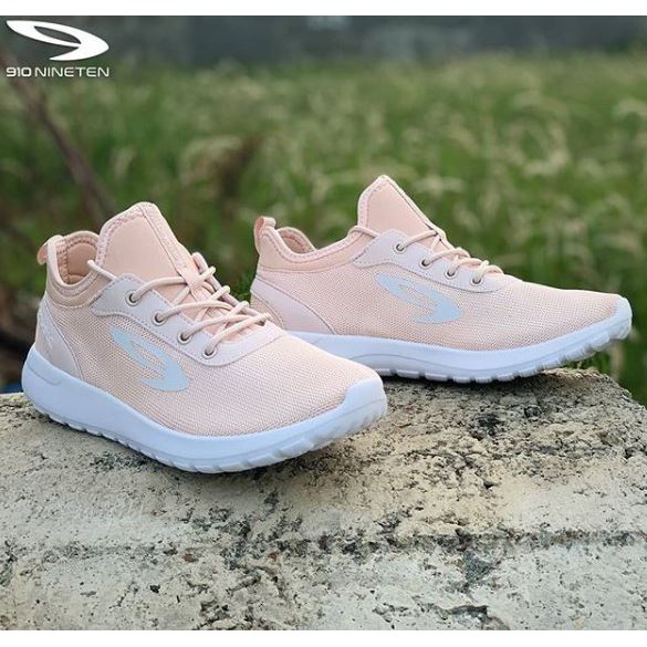 SEPATU 910 NINETEN YASEI 1.5 MERAH MUDA PUTIH