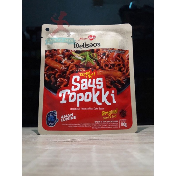 

Delisaos Saus Topokki Original 100gr