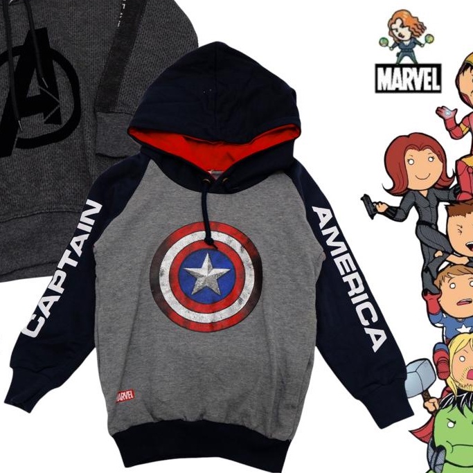 Nevada Jaket Hoodie Marvel & Disney Anak Laki-laki