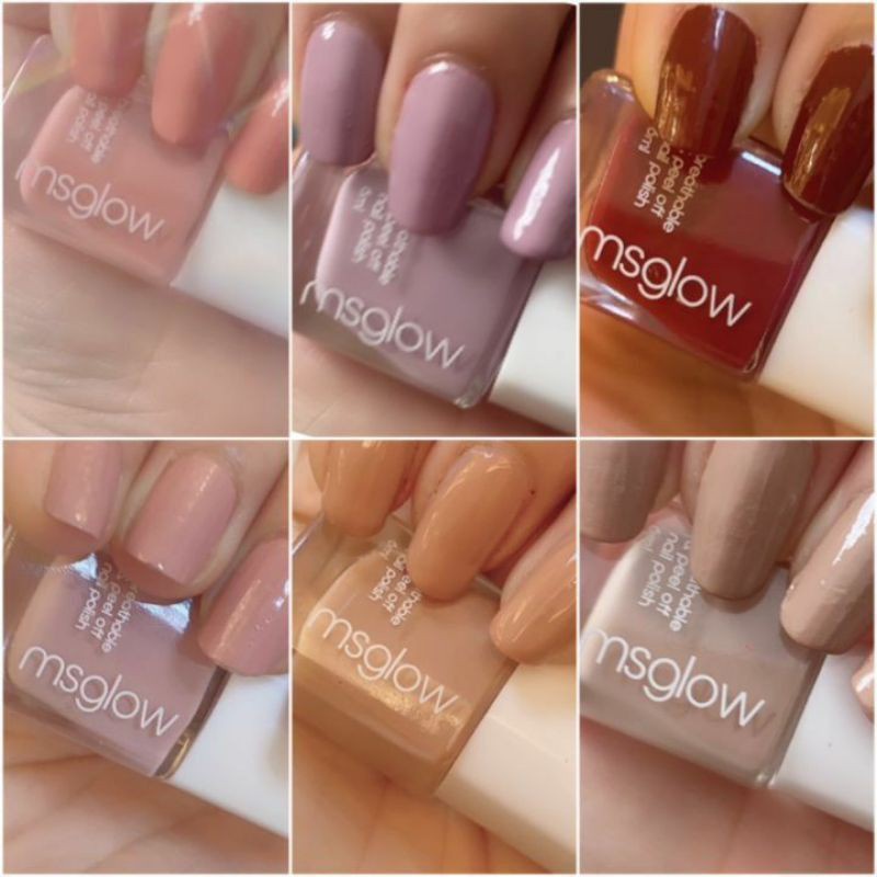 [EXP 09 2023] MS GLOW NAIL POLISH HALAL Terbaru Original Asli Termurah | KUTEK KUKU BPOM