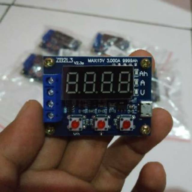 Zhiyu Alat cek kapasitas batre