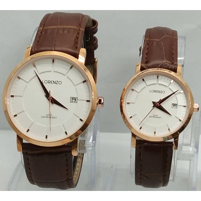 Jam Tangan Couple Lorenzo Original L1027 Harga Sepasang