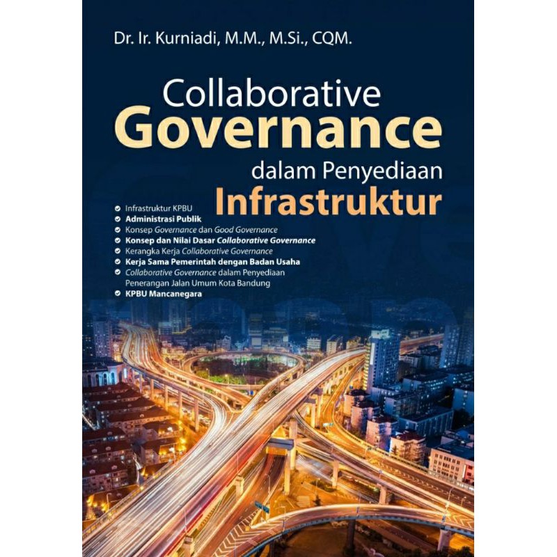 Jual Buku Collaborative Governance Dalam Penyediaan Infrastruktur ...