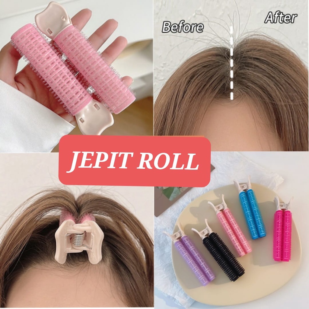 JEPIT ROLL AKSESORIS RAMBUT WANITA KOREA IMPORT JEPITAN BLOW PONI FASHION