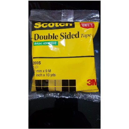 3M Scotch 200S Double Tape 12mm x 10yards