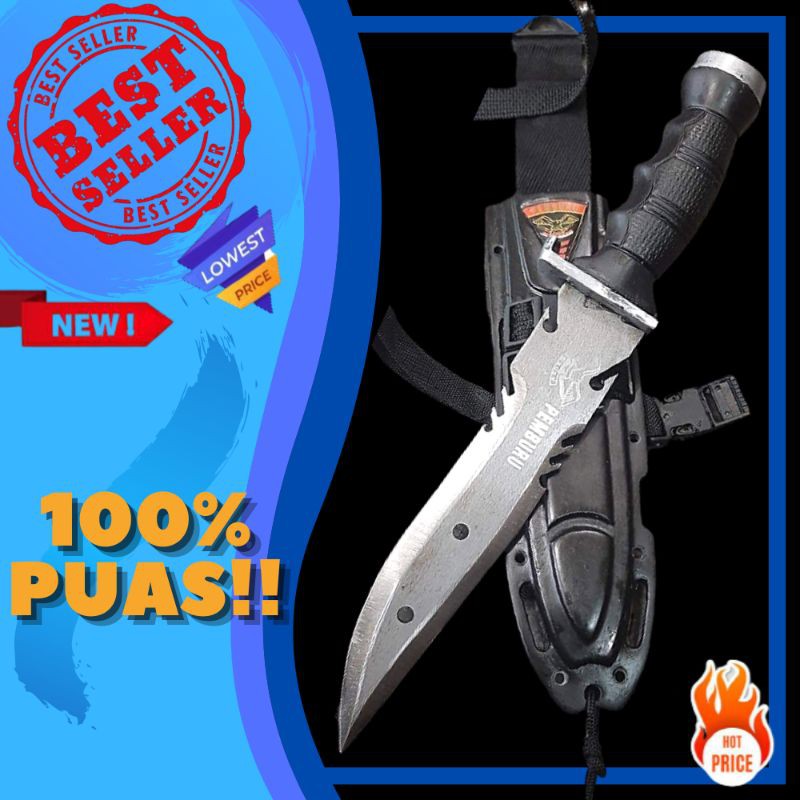 pisau survival hunting berburu outdoor pemburu baja serbaguna