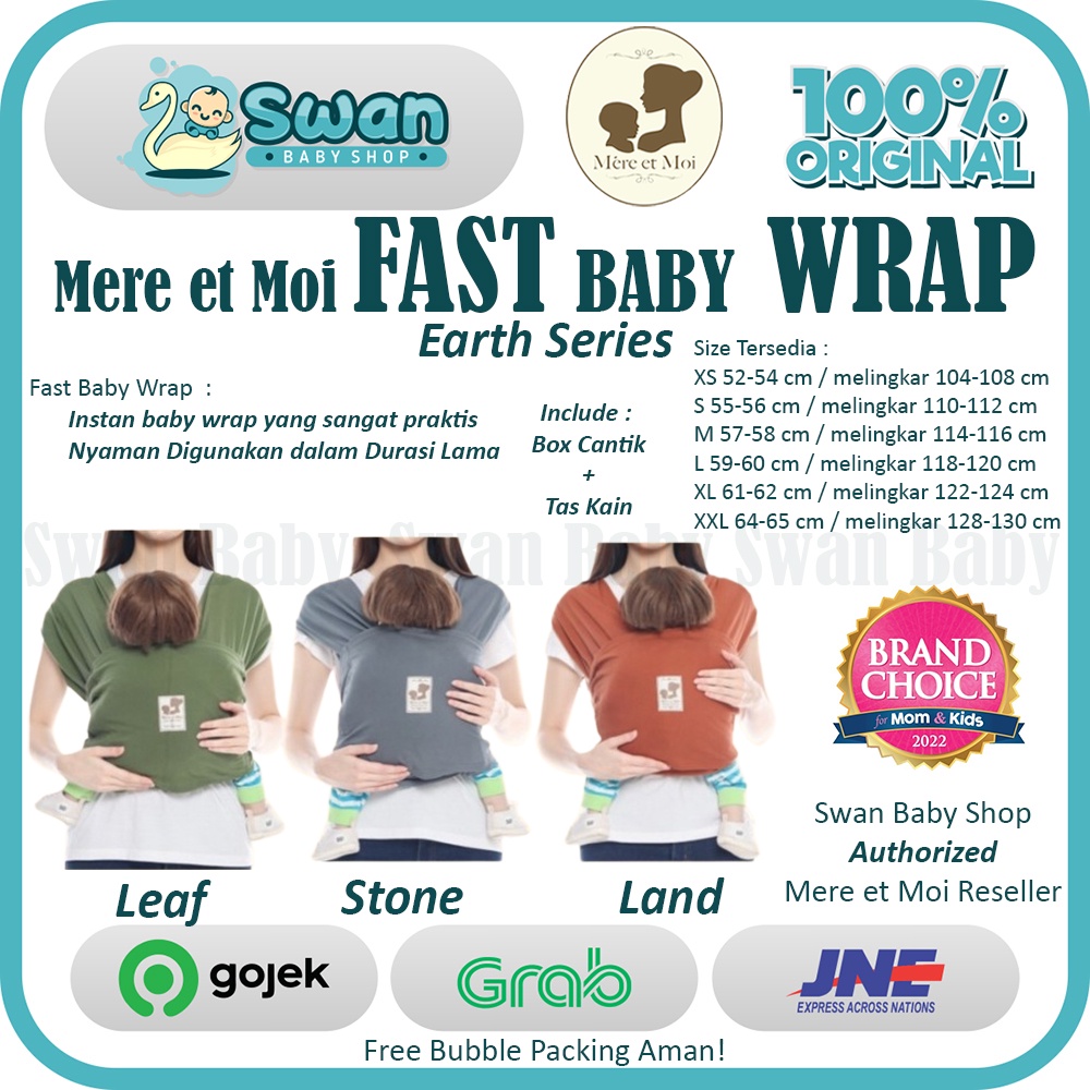 Mere - Fast Baby Wrap Earth Series Mere et Moi / Baby Wrap / Geos