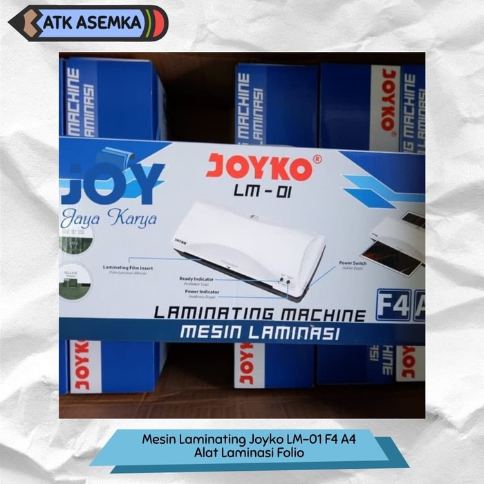 

Mesin Laminating Joyko LM-01 F4 A4 Alat Laminasi Folio LM01 Atk