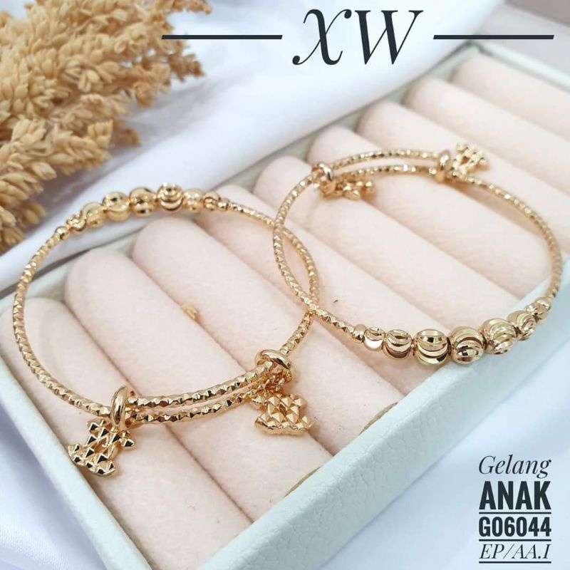 Gelang Bangle Anak Meilyn warna Gold G06044