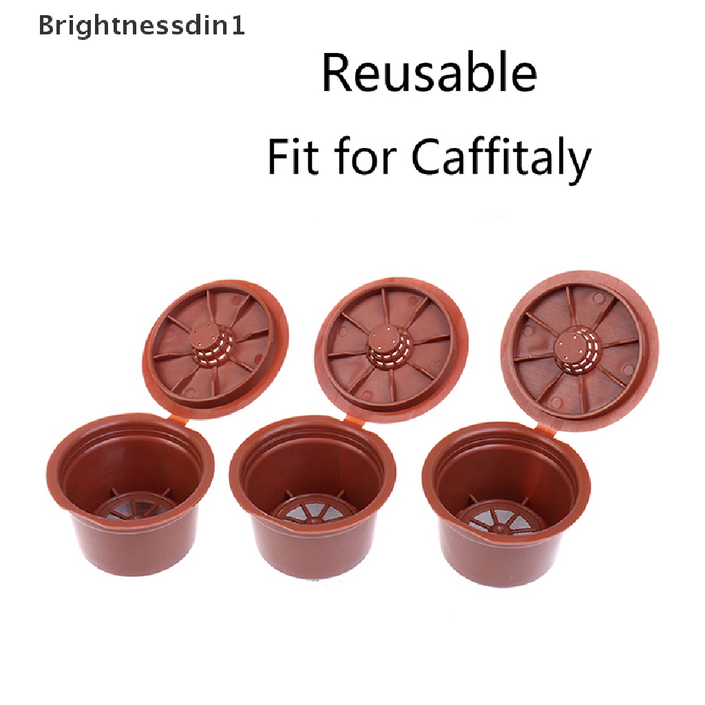 3 Pcs Kapsul filter Kopi Isi Ulang Reusable Untuk Caffitaly