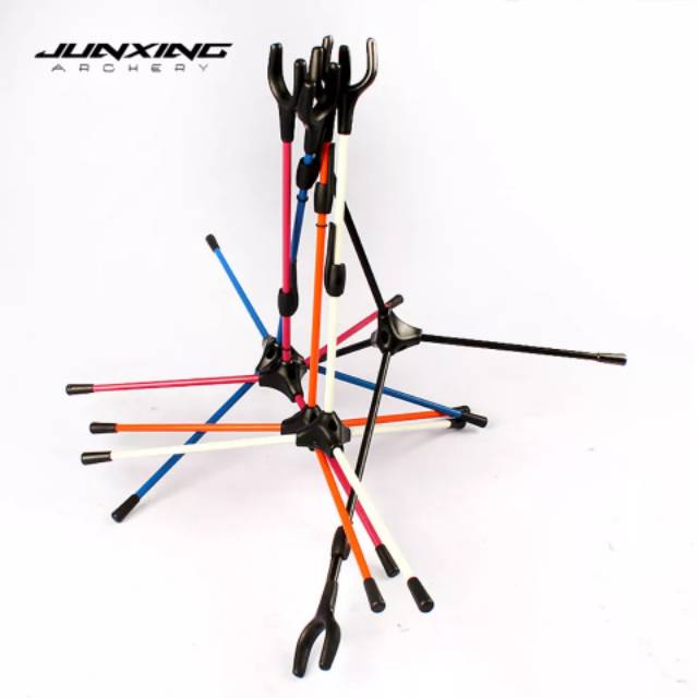 Junxing Bow Stand - Dudukan Busur Panah Recurve - Archery Bowstand - Recurve Bows Holder - Panahan