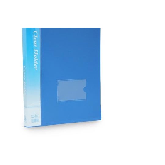 

♦ FELIX Clear Holder Folio Isi 40 Lembar - Biru ❅