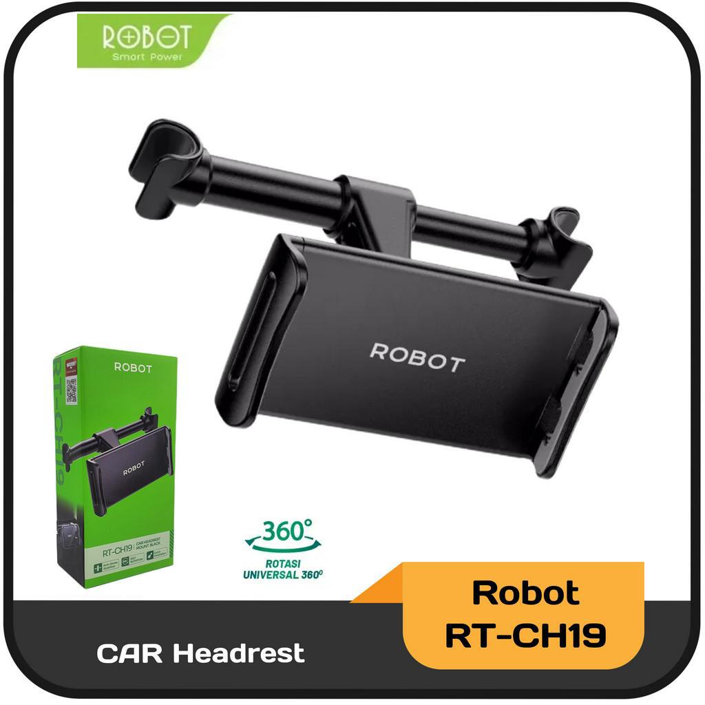 Holder Mobil/Car Headrest Robot RT-CH19 Black